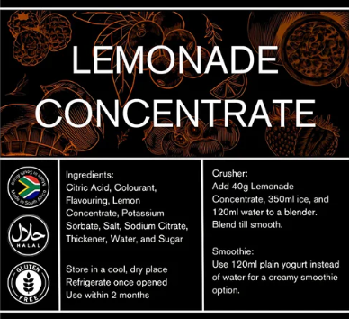 lemonade concentrate lemonade concentrate