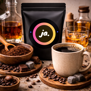 whiskey infused coffee grounds