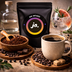 gin infused coffee beans