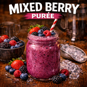 mixed berry purée